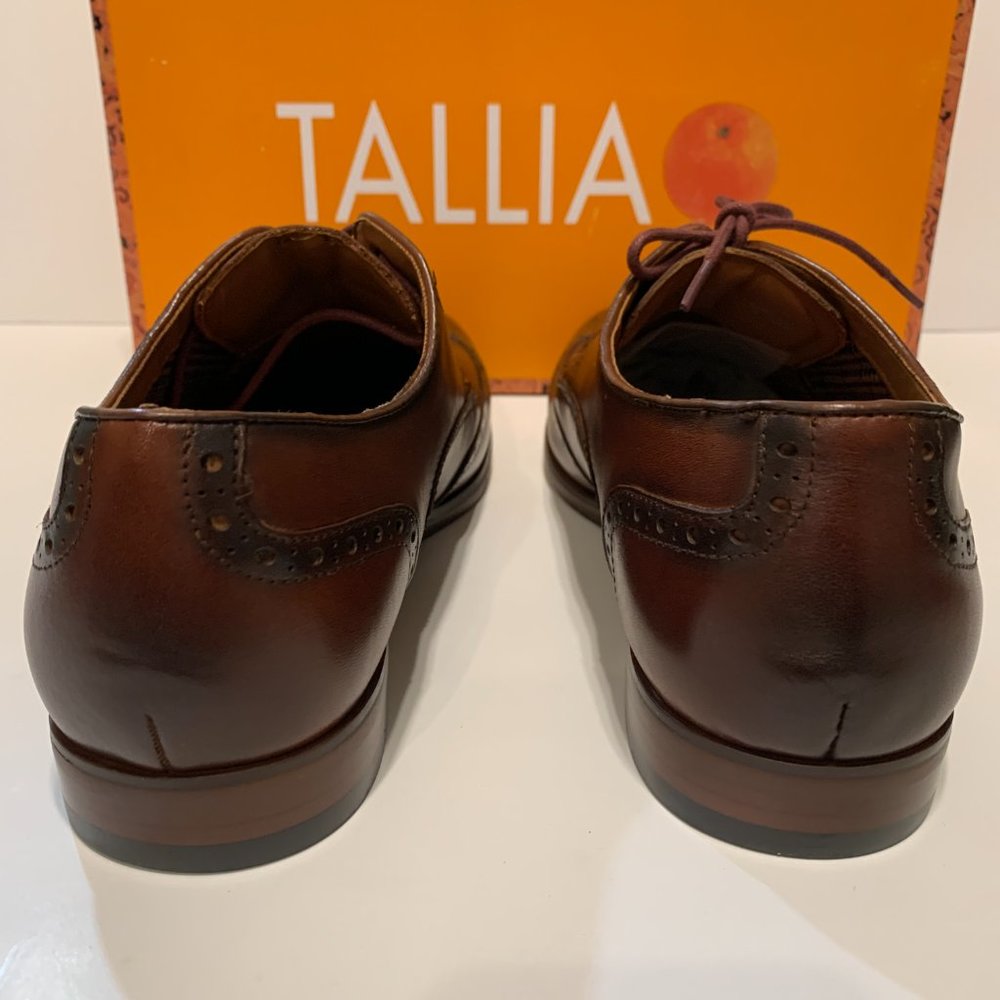 TALLIA Vitale Leather Wingtip Derby size: 9.5M - Picture 9 of 10